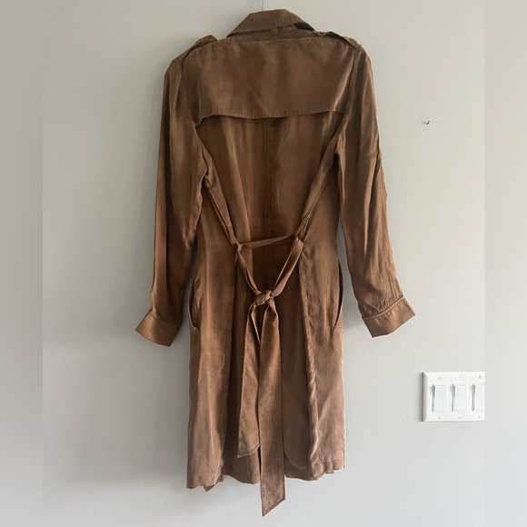 Anthropologie Moth Trench Coat - Picture 3 of 8